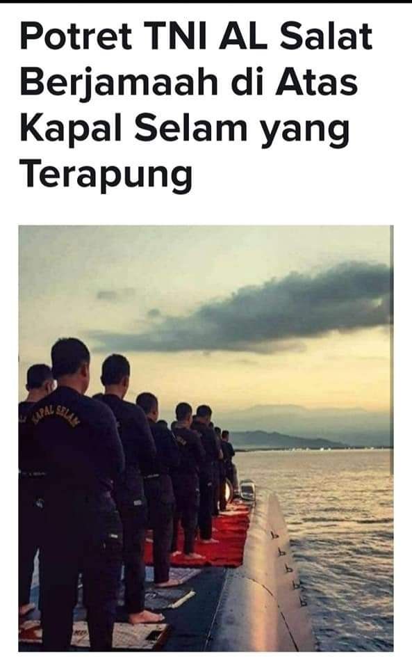 Cek Fakta: Beredar Foto Awak KRI Nanggala 402 sebelum Hilang, Benarkah? (Turnbackhoax.id)