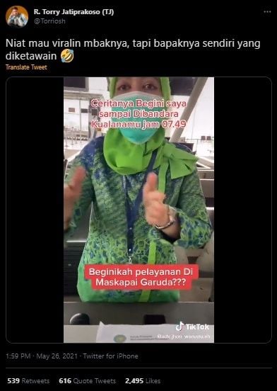 Viral Pria Video dan Amuk Petugas Maskapai Malah Jadi Blunder. (Twitter/@Torriosh)