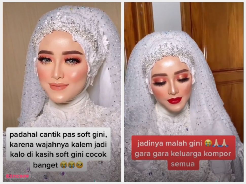 Riasan Pengantin Diubah Sama Keluarga. (TikTok)