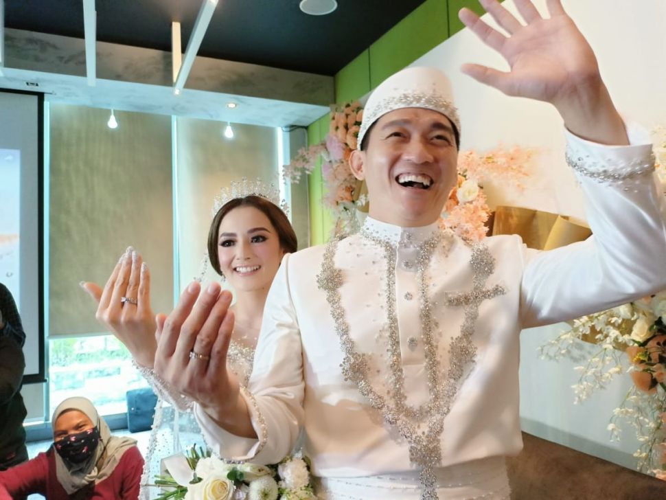 Ifan Seventeen dan Citra Monica resmi menikah [Suara.com/Rena Pangesti]