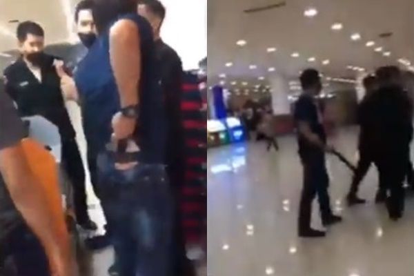 Viral Video Diduga Bos Departemen Store Ancam Karyawan Pakai Senjata Tajam. (Twitter/@Namaku_Mei)