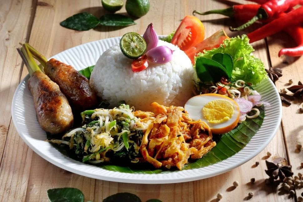 Nasi Bali atau Nasi Jinggo (pegipegi)