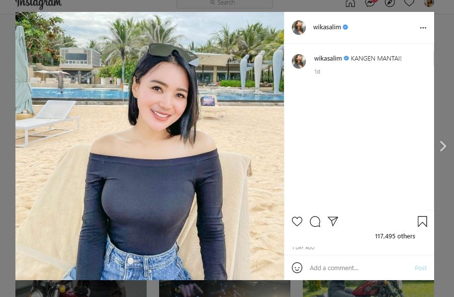 Unggah Foto  Lama Liburan di Pantai Publik Gagal  Fokus  