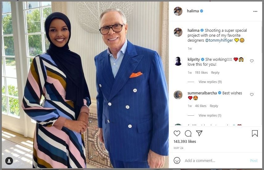 Hijab Model Halima Aden Returns to the Fashion World (instagram.com/halima)