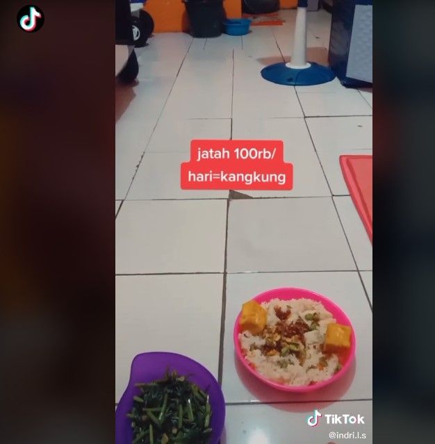 Suami protes dimasakin tumis kangkung (Tiktok)