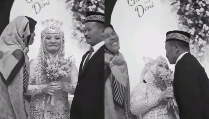 Viral Momen Kocak Pengantin Prank Orang Tua. (Instagram/@video_medsos)