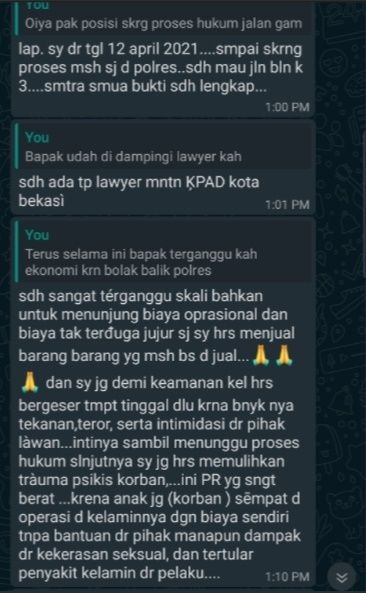 Ayah Korban Pemerkosaan Anak Anggota DPRD Bekasi Akui Dapat Teror dan Intimidasi. (Twitter/@tubirfess)