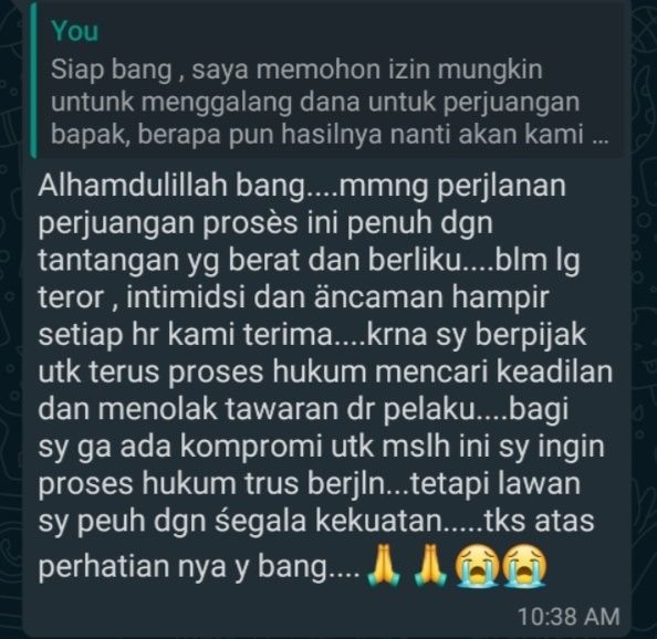 Ayah Korban Pemerkosaan Anak Anggota DPRD Bekasi Akui Dapat Teror dan Intimidasi. (Twitter/@tubirfess)