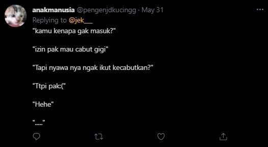 Viral Chat Izin Tak Masuk Kerja ke Bos Dibalas Mengejutkan. (Twitter/@pengenjdkucingg)