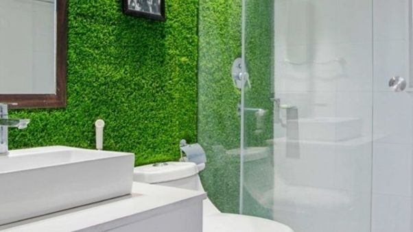 Rumput Sintetis untuk Kamar Mandi (Livspace)