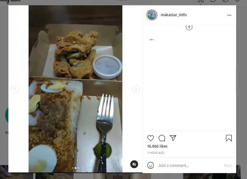Bikin Geger, Ibu Ini Beli Ayam di Restoran Pas Dipegang Ternyata Handuk Goreng Tepung. (Instagram/@makassar_iinfo)