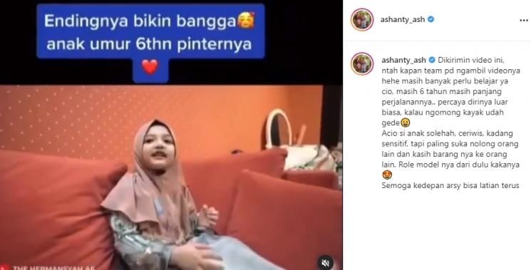 Arsy Hermansyah [Instagram]