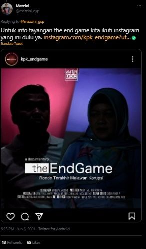  Akun Instagram Watchdog Documentary Dibajak. (Twitter/@watchdoc_ID)