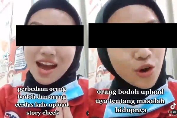 Viral Cewek Ungkap Bedanya Orang Bodoh dan Cerdas Saat Upload Story. (Instagram/@komentatorpedas)