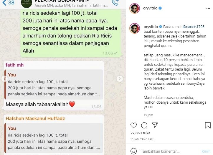 Unggahan Ori Vitrio [Instagram/@oryvitrio]