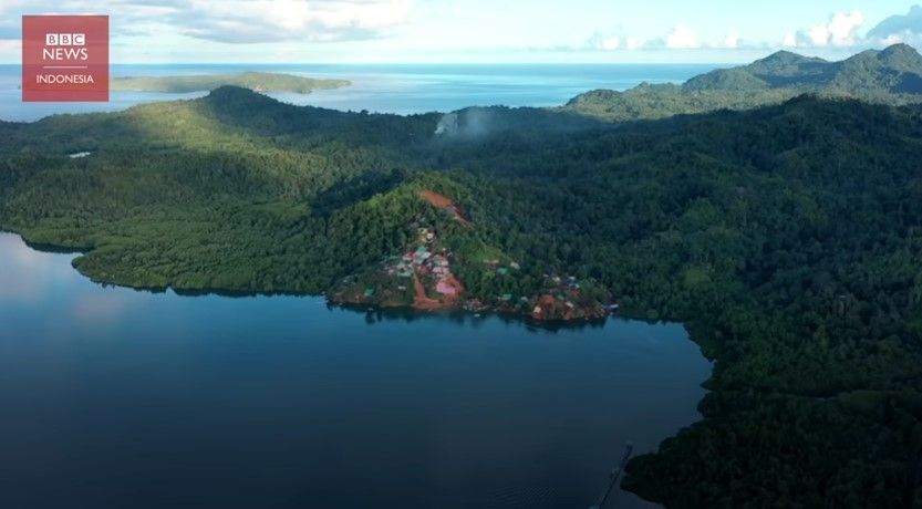 Pulau Sangihe terletak di Provinsi Sulawesi Utara. (BBC Indonesia)