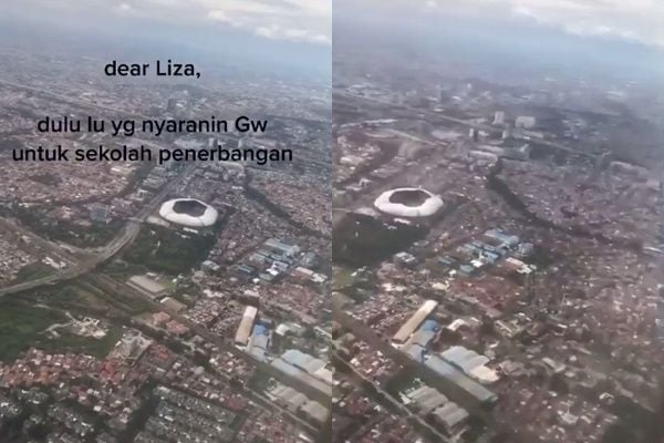 Viral Aksi Pilot Gadungan mau Kompori Mantan Berakhir Blunder. (TikTok/@le*****n)