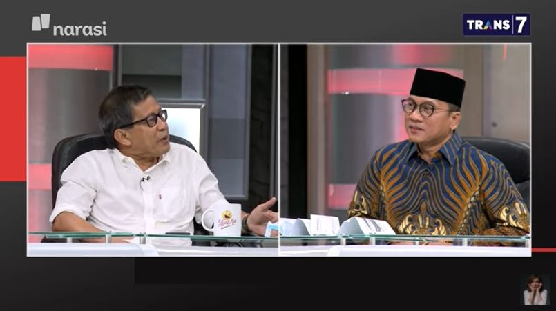 Rocky Gerung dan Anggota DPR RI Debat Panas soal Haji dan Habib Rizieq  (YouTube/NajwaShihab).