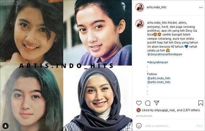 Foto Lawas Desy Ratnasari Tuai Atensi, Dipuji Sudah Glowing Tanpa Skincare