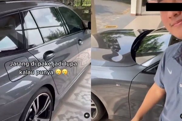 Viral Curhat Pria Cuma Mau Keluar Rumah Kalau Warna Baju Matching Sama Mobil. (Instagram/@igtainmenttt)