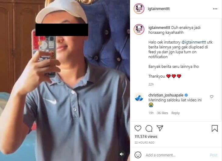 Viral Curhat Pria Cuma Mau Keluar Rumah Kalau Warna Baju Matching Sama Mobil. (Instagram/@igtainmenttt)