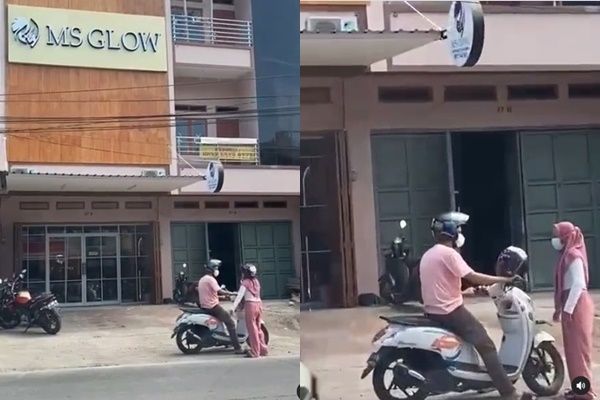 Viral Cewek Ditinggal Pacar di Pinggir Jalan Gara-gara Skincare. (Instagram/@makassar_iinfo)