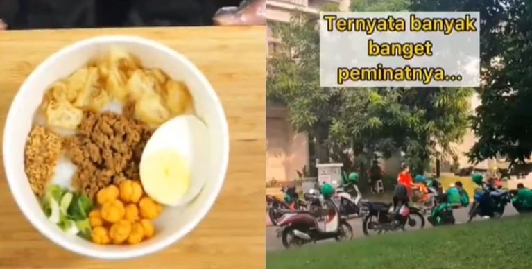 Pilot banting setir jadi penjual bubur, perjuangan keras membuahkan hasil gemilang viral (Instagram).