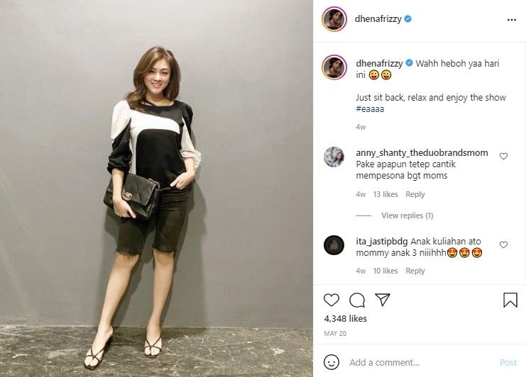 Potret Dhena Devanka Istri Jonathan Frizzy Yang Disebut Cemburuan