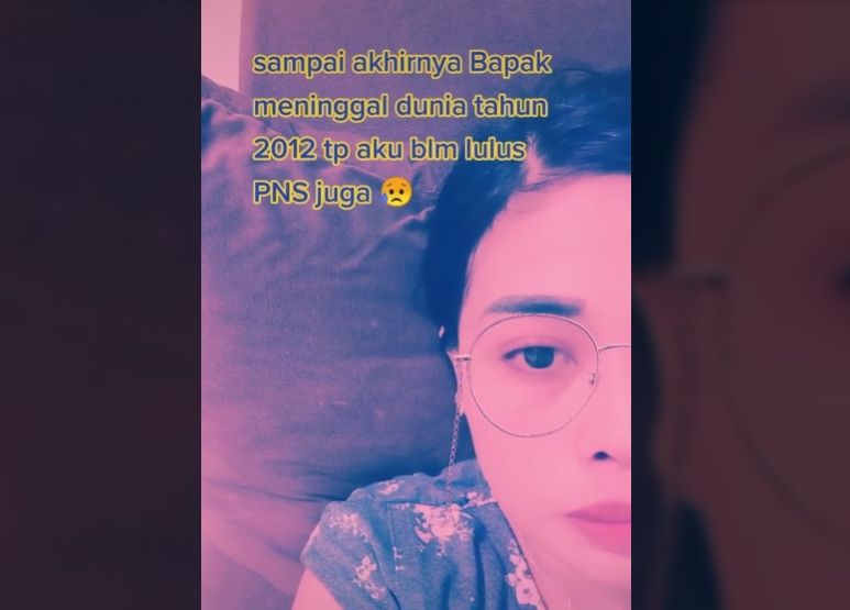 Curhat wanita 14 tahun ikut tes CPNS (TikTok).