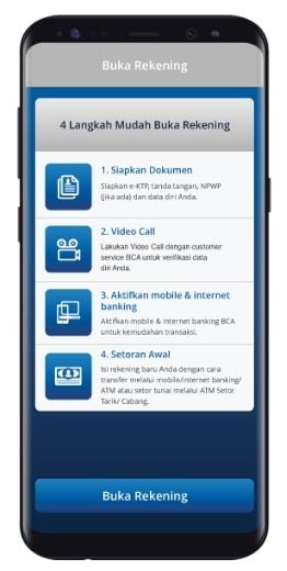 Panduan membuat rekening BCA lengkap. [bca.co.id]