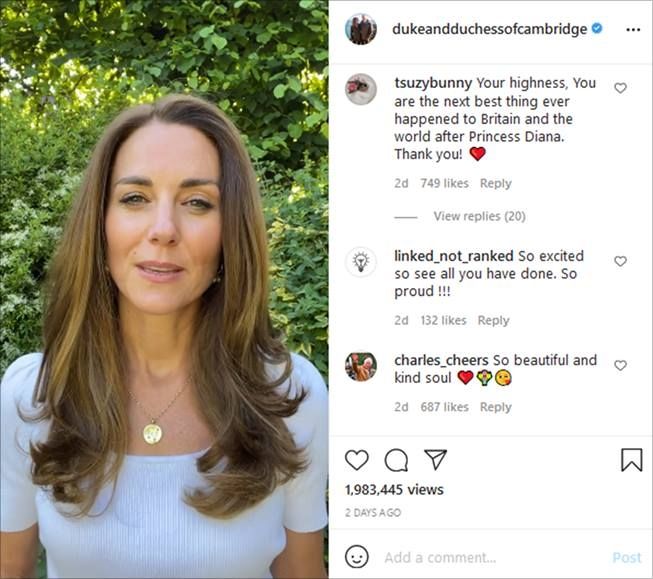 Makna di balik kalung mahal Kate Middleton. (Instagram/@dukeandduchessofcambridge)