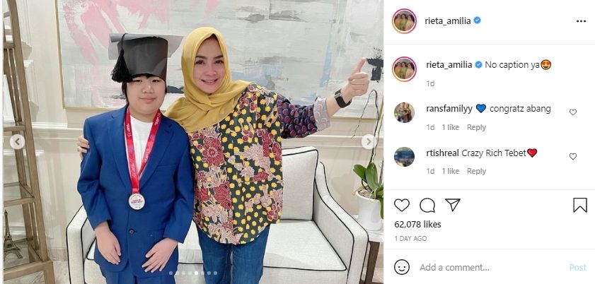 Potret Gavrel adik angkat Nagita Slavina lulus SD [Instagram]