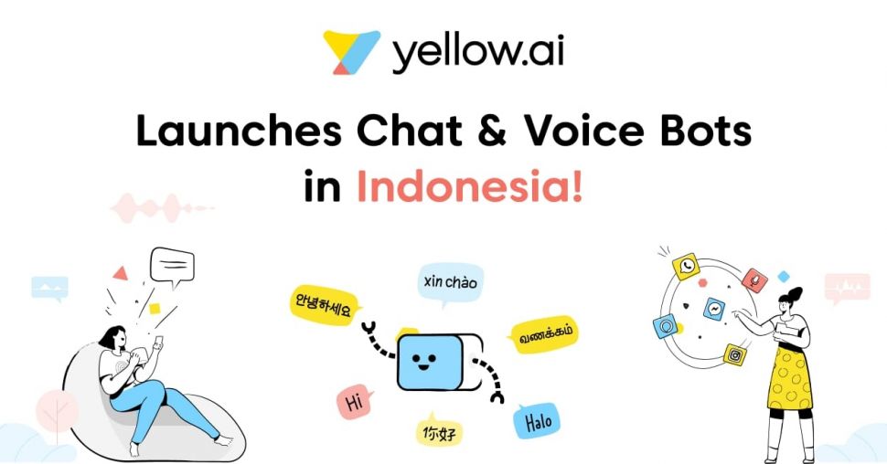 yellow.ai Hadirkan Asisten Virtual Berbasis Generasi Terbaru AI Dalam Bentuk Teks dan Suara di Indonesia.