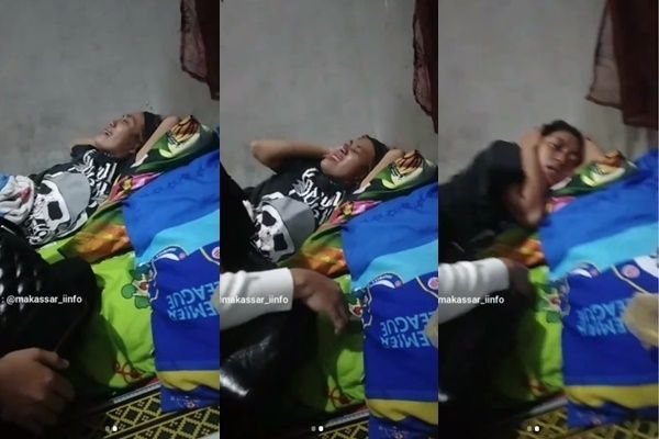 Viral Wanita Batam Nangis Histeris Usai Divaksin AstraZeneca. (Instagram/@makassar_iinfo)