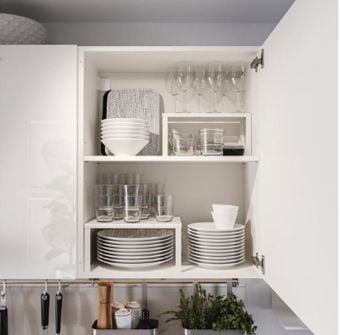 Sisipan Partisi untuk Rak Dapur. (Ikea)