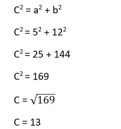 Jawaban contoh soal Rumus Pythagoras