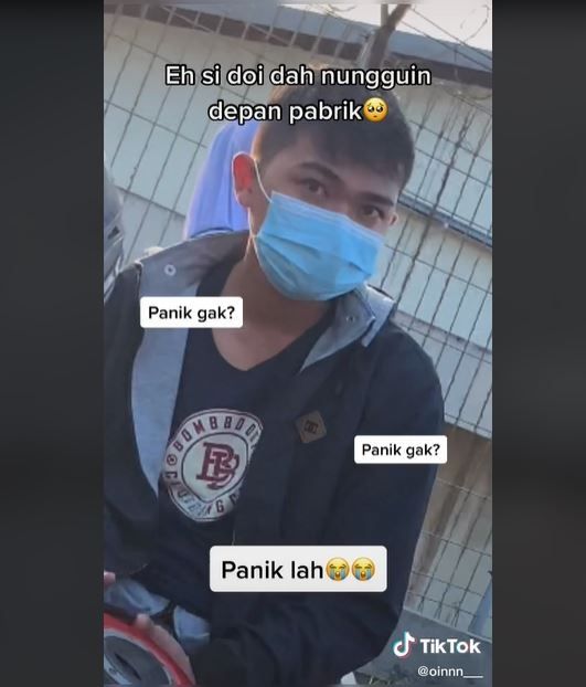 Viral Wanita Pulang Kerja Bareng Cowok Lain, Respons Pacar Bikin Kaget (tiktok.com/@oinnn___)