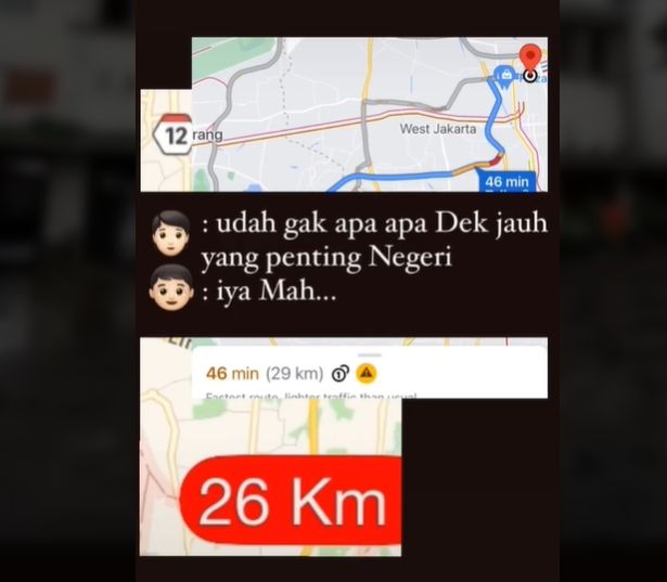 Viral Pelajar Tempuh 26 km Demi Sekolah Negeri, 'Bak Perjalanan Mencari Kitab Suci' (TikTok).