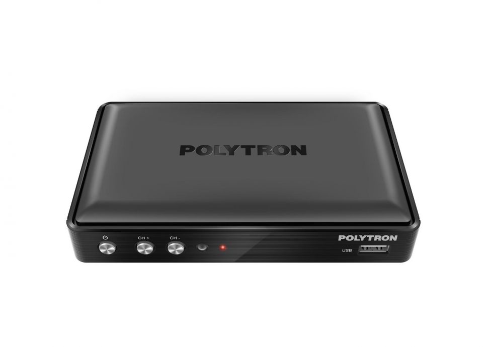 Harga set top box tv digital dinilai murah atau terjangkau. Foto: Set top box tv digital buatan Polytron. [Dok Polytron]