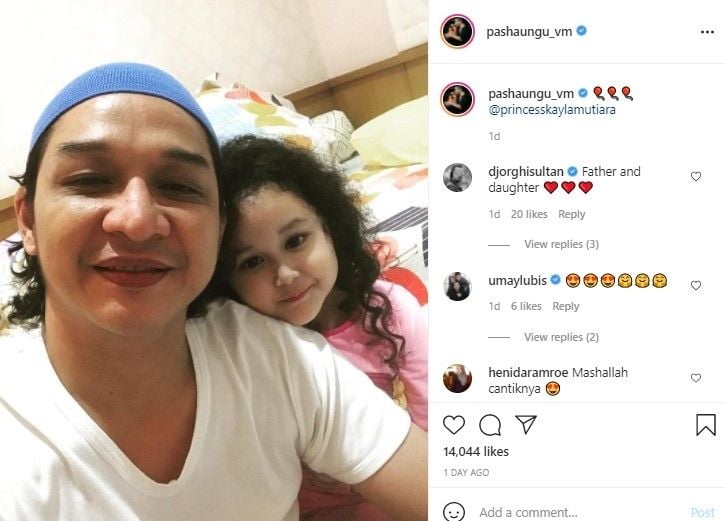 Potret Kayla Mutiara anak Pasha. (Instagram/princesskaylamutiara)