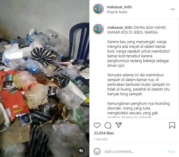Geger Kamar Kos Ojol Dijebol Karena Bau Menyengat Dikira Mayat Pas Dibuka Penuh Sampah