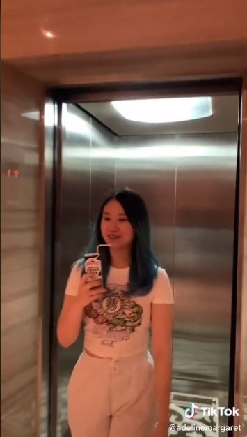 Ada lift di rumah (TikTok @adelinemargaret)