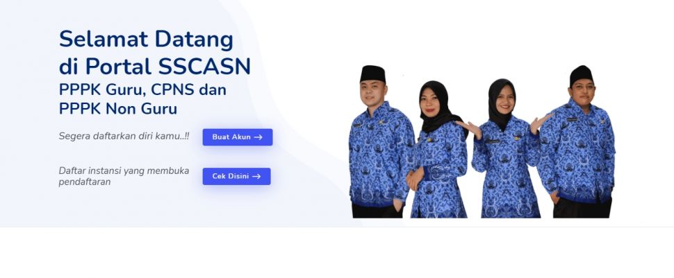 Login sscasn.bkn.go.id Daftar CPNS 2021. (sscasn.bkn.go.id)