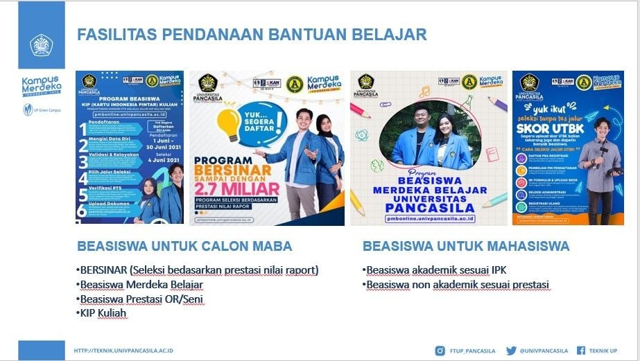 Program beasiswa di FTUP. (Dok; FTUP)