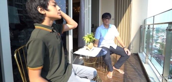 Potret apartemen anak Andre Taulany. (YouTube/Taulany TV)