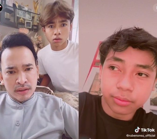 Potret Valdo mirip Betrand Peto. (TikTok/rubenonsu_official)