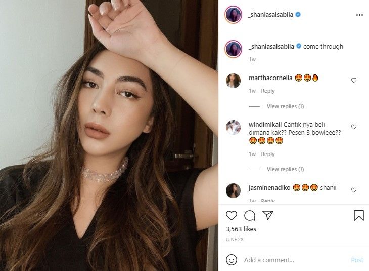 Potret Shania Salsabila. (Instagram/_shaniasalsabila)