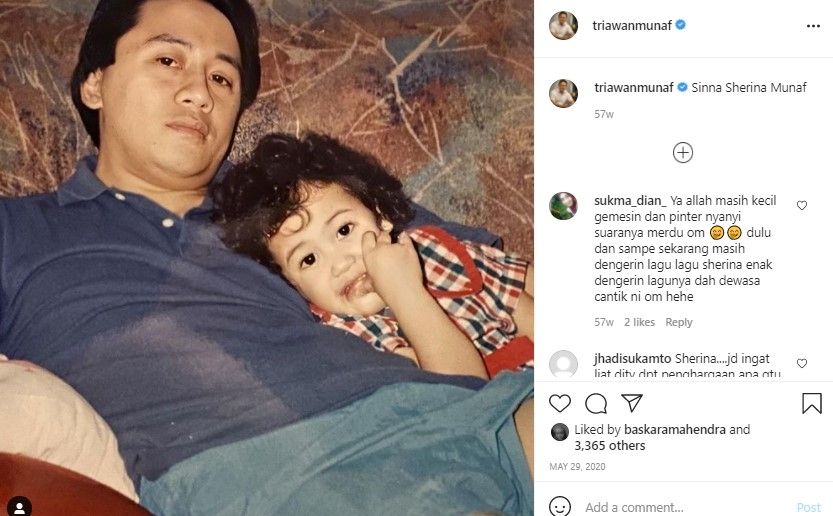 Potret lawas Triawan Munaf. (Instagram/triawanmunaf)