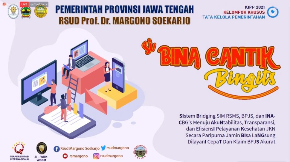 Pemprov Jateng Luncurkan aplikasi Si Bina Cantik Bingits. (Dok: Pemprov Jateng)