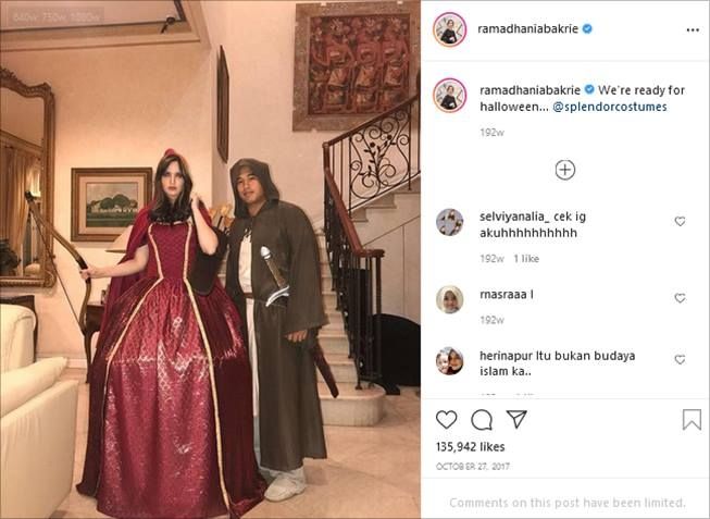 Gaya Nia Ramadhani dan Ardi Bakrie dalam berbagai kesempatan. (Instagram/@ramadhaniabakrie)